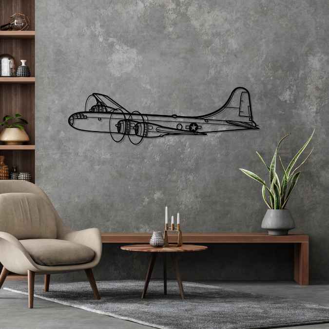Décoration murale en métal - B-29 Superfortress aircraftvibes