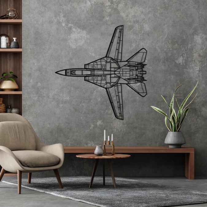 Décoration murale en métal - F-14D Tomcat aircraftvibes