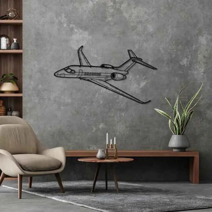 Décoration murale en métal - Citation Longitude aircraftvibes