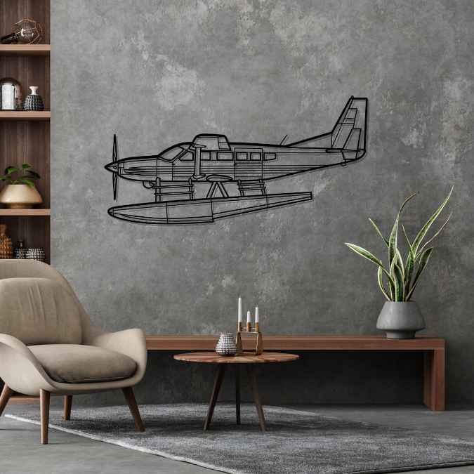 Décoration murale en métal - 208 Caravan aircraftvibes