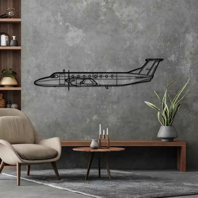 Décoration murale en métal - C-12J Huron aircraftvibes