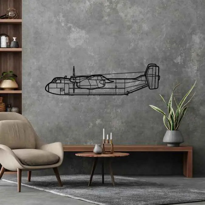 Décoration murale en métal - C-2a Greyhound aircraftvibes