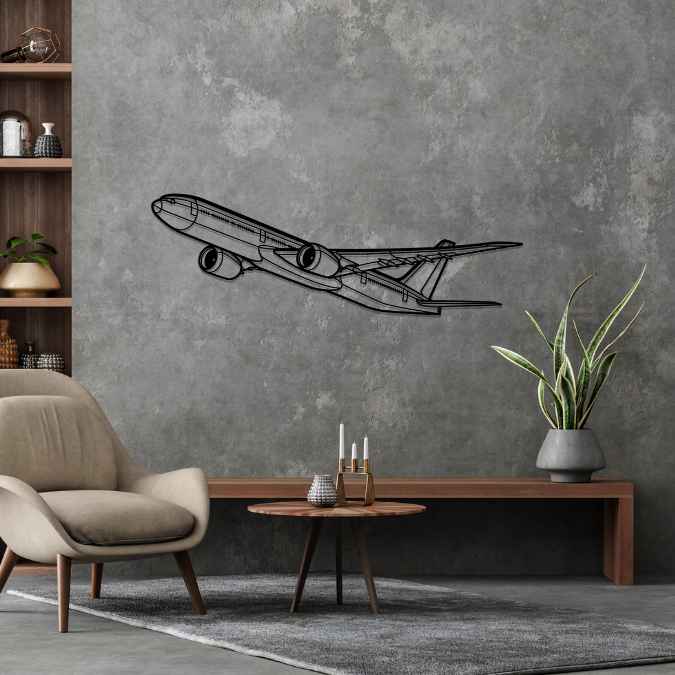 Décoration murale en métal - 777-9 Angle aircraftvibes