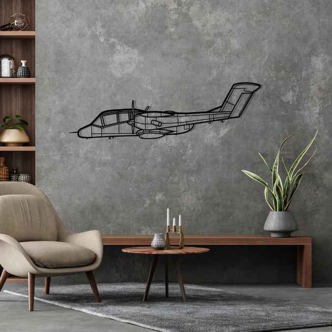 Décoration murale en métal - OV-10 Bronco aircraftvibes
