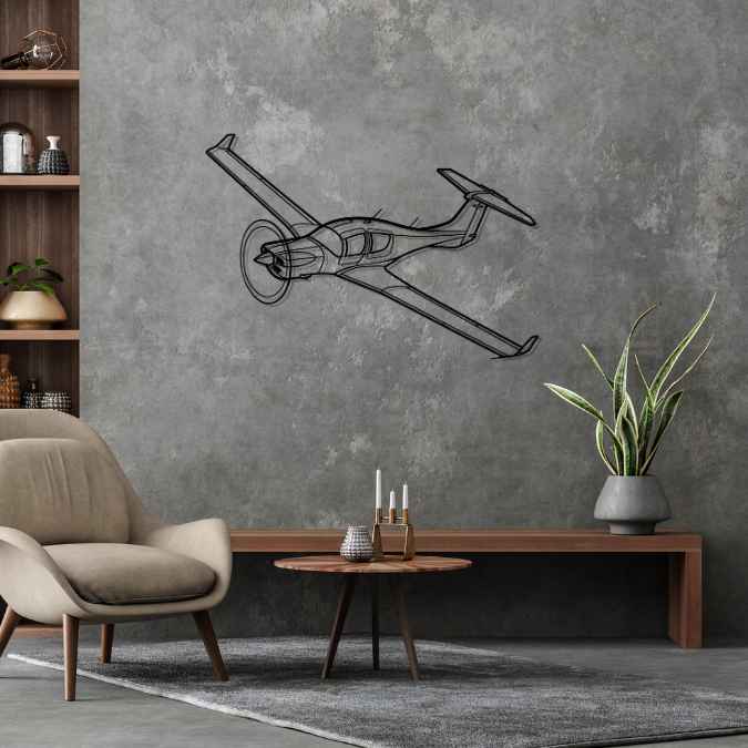 Décoration murale en métal - DA50 RG aircraftvibes
