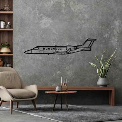 Décoration murale en métal - Learjet 75