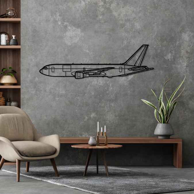 Décoration murale en métal - KC-767 Silhouette aircraftvibes