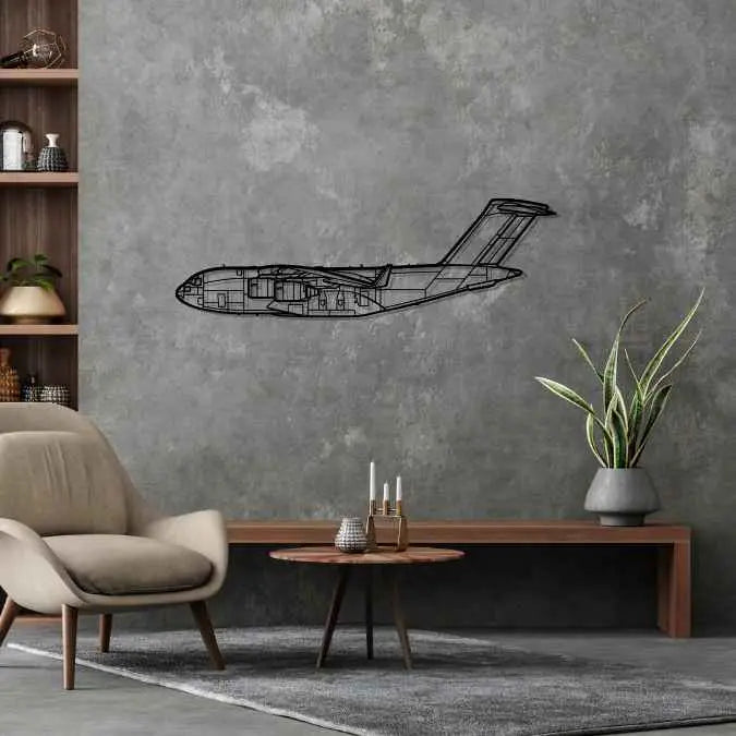 Décoration murale en métal - C-17 Globemaster aircraftvibes