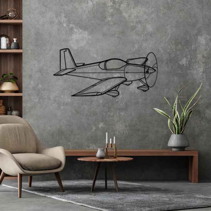 Décoration murale en métal - RV-7A Angle aircraftvibes