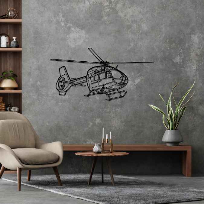 Décoration murale en métal - H145M LUH aircraftvibes