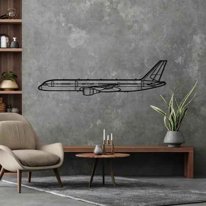 Décoration murale en métal - C-32 Silhouette aircraftvibes