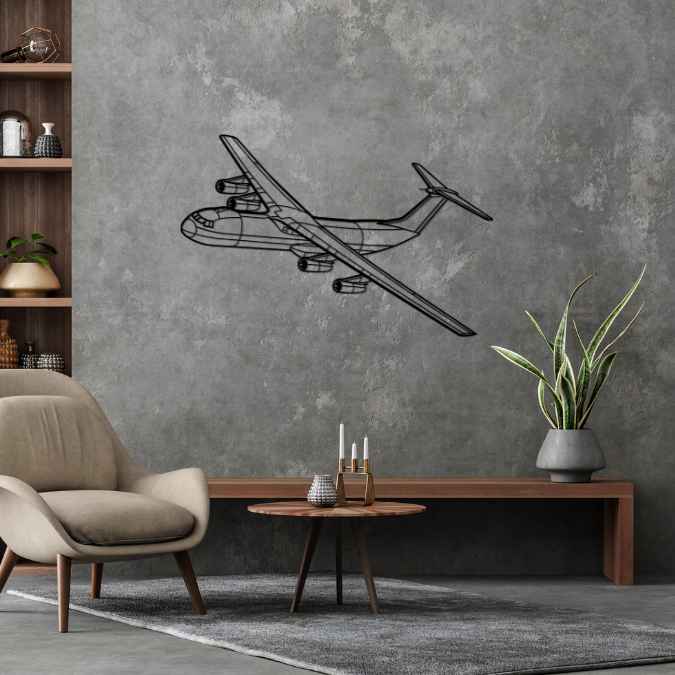 Décoration murale en métal - C-141B Starlifter aircraftvibes