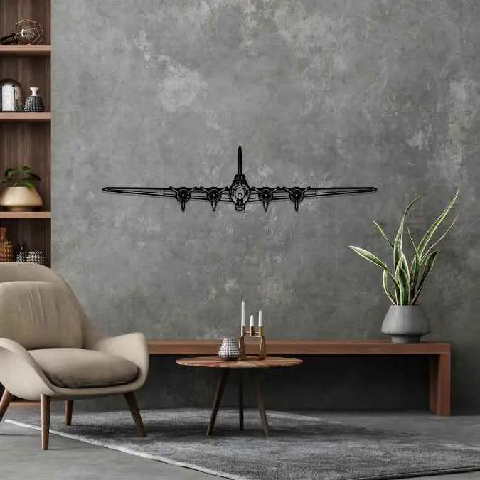 Décoration murale en métal - B-17 Flying aircraftvibes