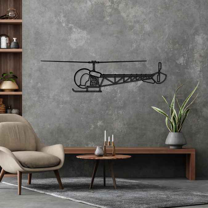 Décoration murale en métal - 47 Silhouette