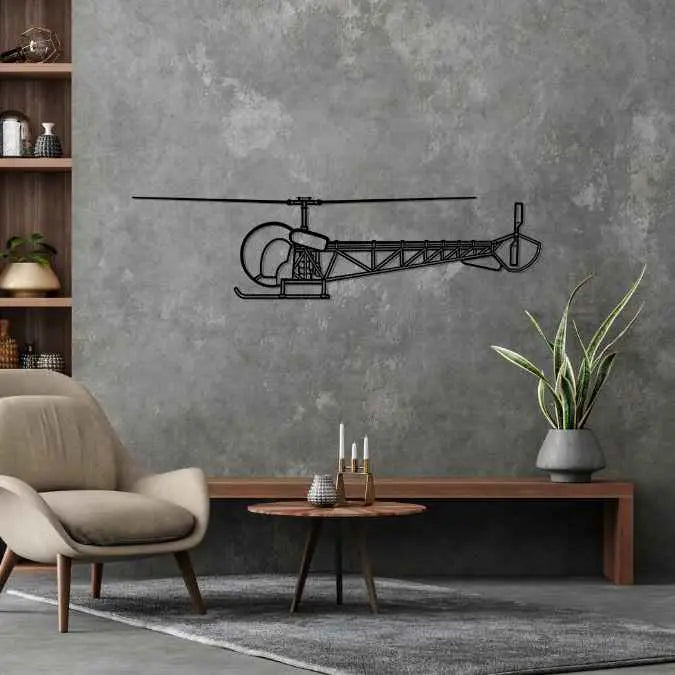 Décoration murale en métal - 47 Silhouette aircraftvibes