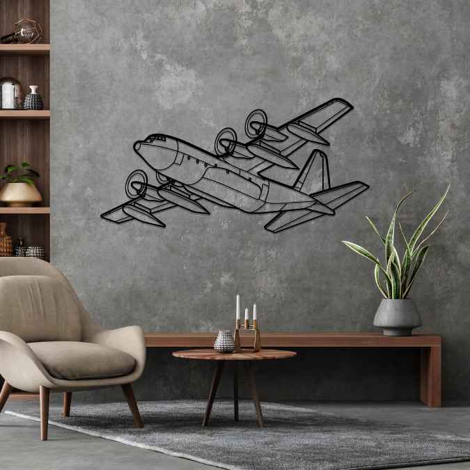 Décoration murale en métal - KC-130 Angle aircraftvibes