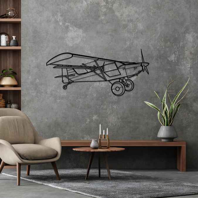 Décoration murale en métal - S7 STi aircraftvibes