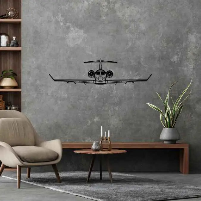 Décoration murale en métal - Challenger 3500 aircraftvibes