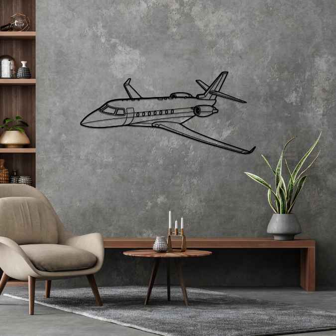 Décoration murale en métal - G200 Angle aircraftvibes