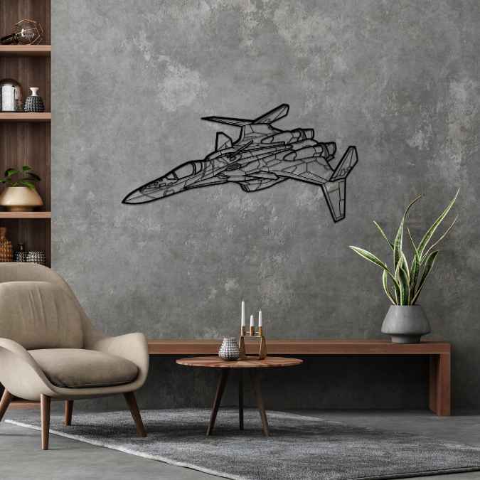 Décoration murale en métal - VF-31J Angle aircraftvibes