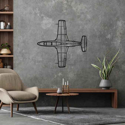 Décoration murale en métal - L-29 Delfin