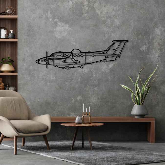 Décoration murale en métal - MC-12 EMARSS aircraftvibes