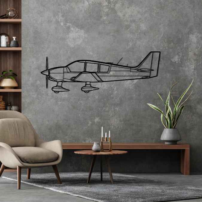Décoration murale en métal - DR400 Silhouette aircraftvibes