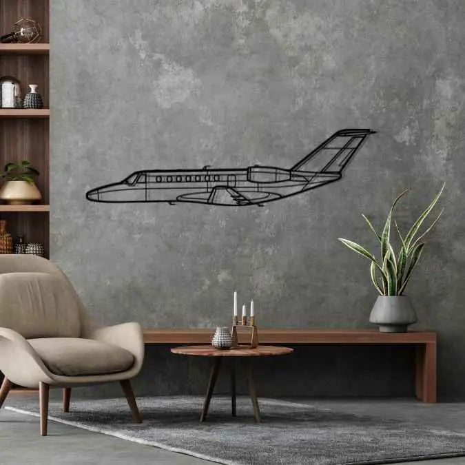 Décoration murale en métal - Citation CJ3+ aircraftvibes