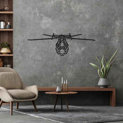 Décoration murale en métal - RAH-66 Comanche