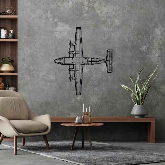 Décoration murale en métal - Dash 7 aircraftvibes