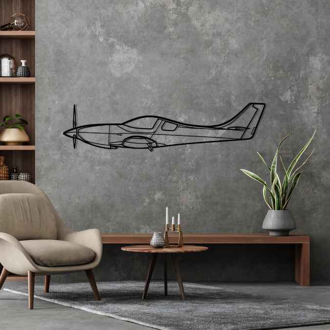 Décoration murale en métal - Legacy Silhouette aircraftvibes