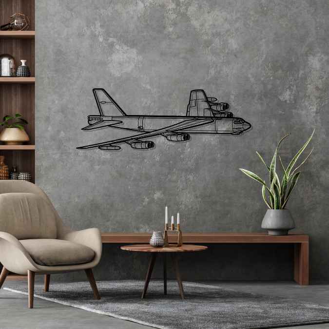 Décoration murale en métal - B-52H Stratofortress aircraftvibes