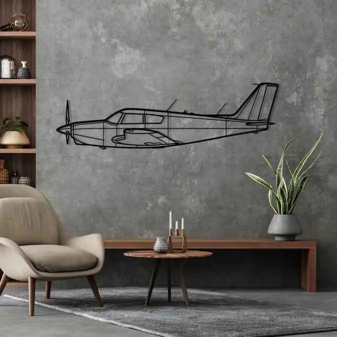 Décoration murale en métal - Comanche 250 aircraftvibes