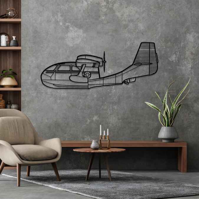 Décoration murale en métal - RC-3 Seabee aircraftvibes