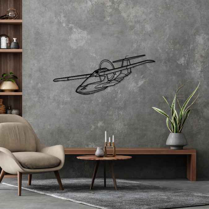 Décoration murale en métal - A5 Angle aircraftvibes