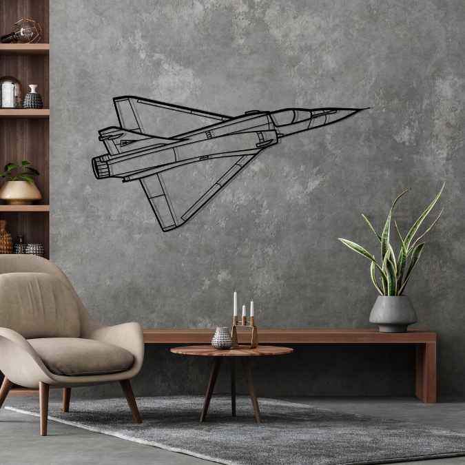 Décoration murale en métal - Mirage 2000C aircraftvibes