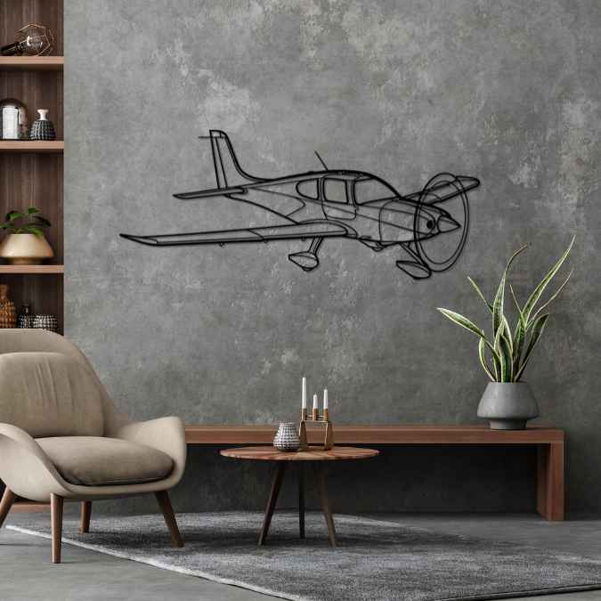 Décoration murale en métal - SR22 G2 aircraftvibes