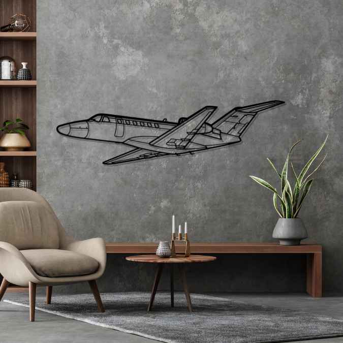 Décoration murale en métal - Citation CJ2 aircraftvibes