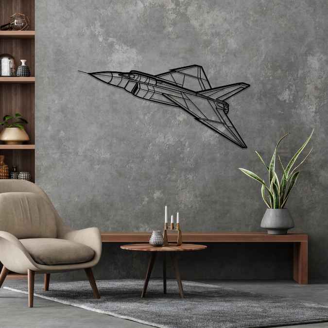 Décoration murale en métal - CF-105 Arrow