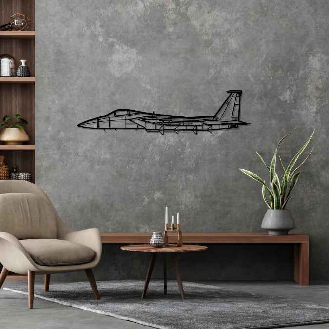 Décoration murale en métal - F-15A Eagle aircraftvibes