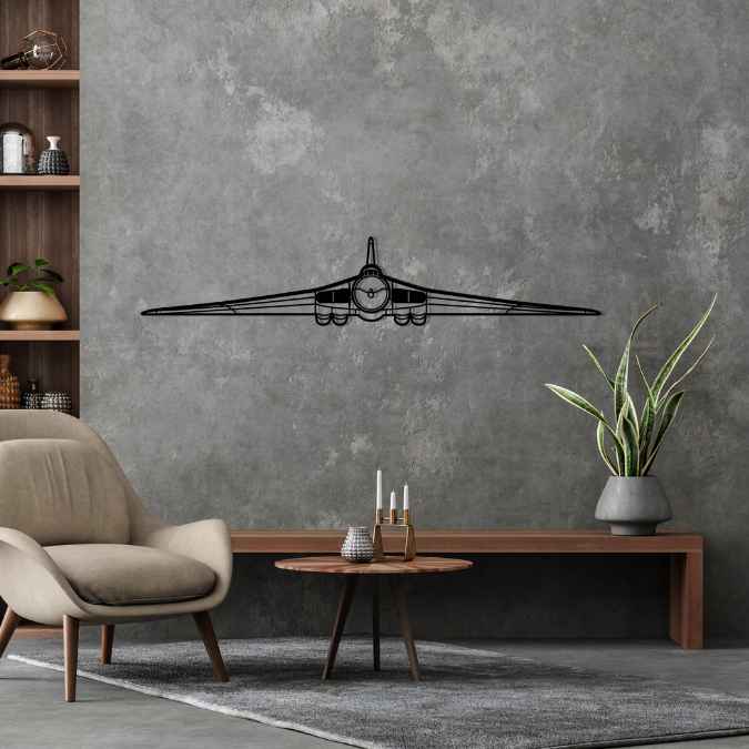 Décoration murale en métal - Vulcan Front aircraftvibes
