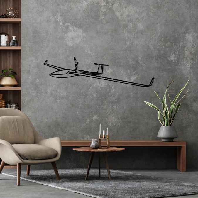 Décoration murale en métal - DG-800B Angle aircraftvibes
