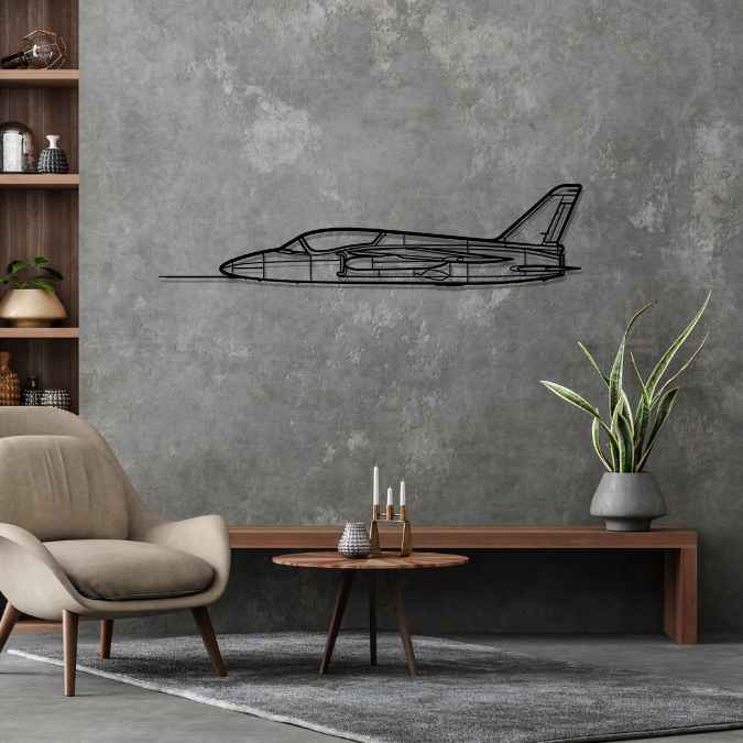 Décoration murale en métal - Gnat Silhouette aircraftvibes