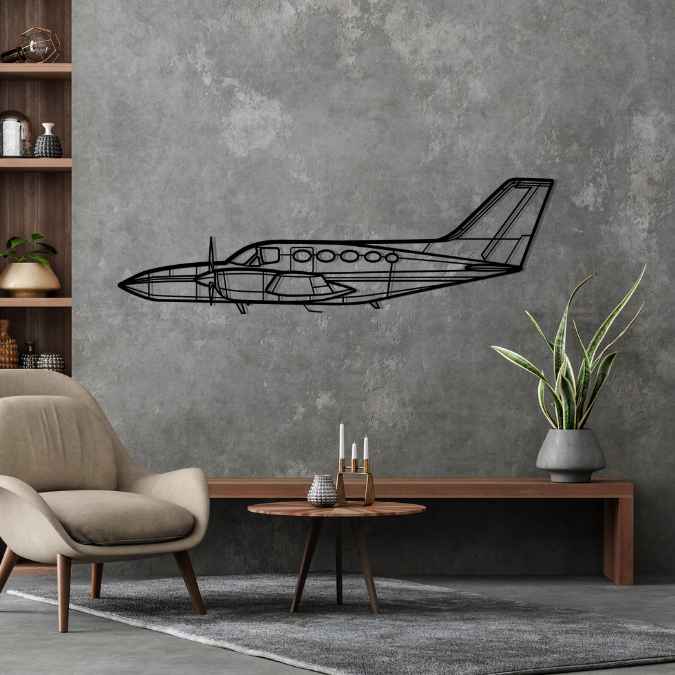 Décoration murale en métal - 421 Silhouette aircraftvibes