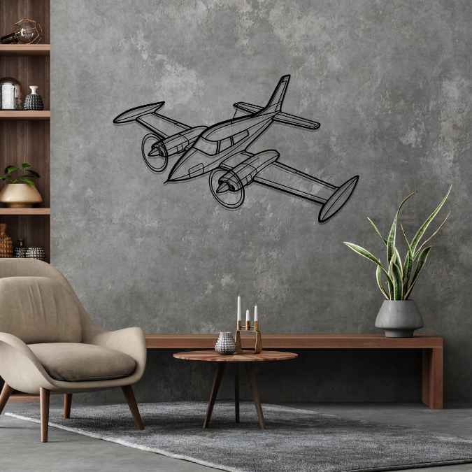 Décoration murale en métal - 310K Angle aircraftvibes