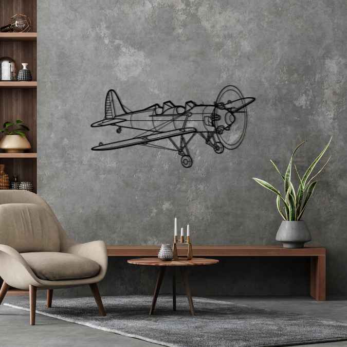 Décoration murale en métal - PT-22 Angle aircraftvibes