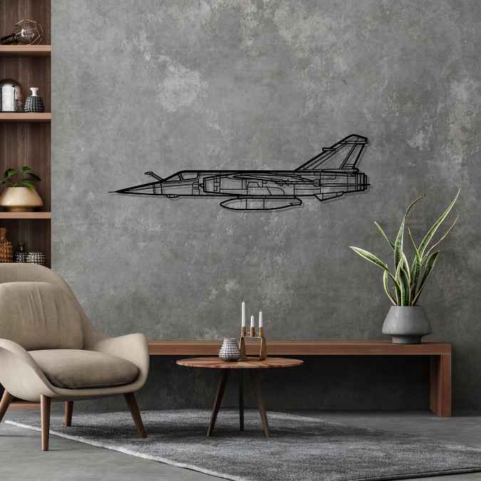 Décoration murale en métal - Mirage F1 aircraftvibes