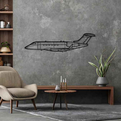 Décoration murale en métal - Challenger 300