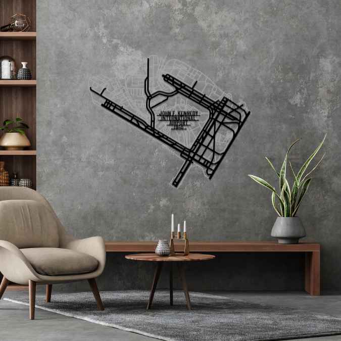 Décoration murale en métal - John F. aircraftvibes