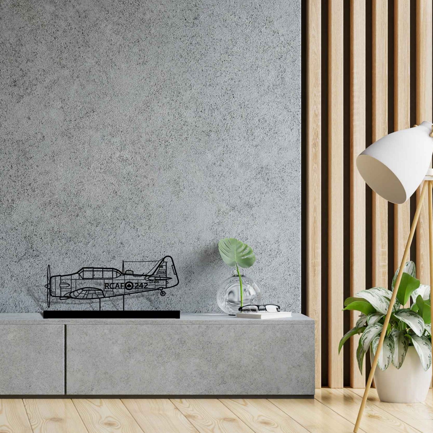 Décoration murale en métal - Harvard Silhouette